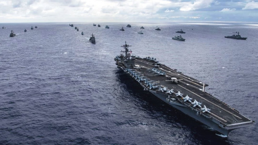 САЩ провеждат операции с две ударни групи самолетоносачи в Южнокитайско море