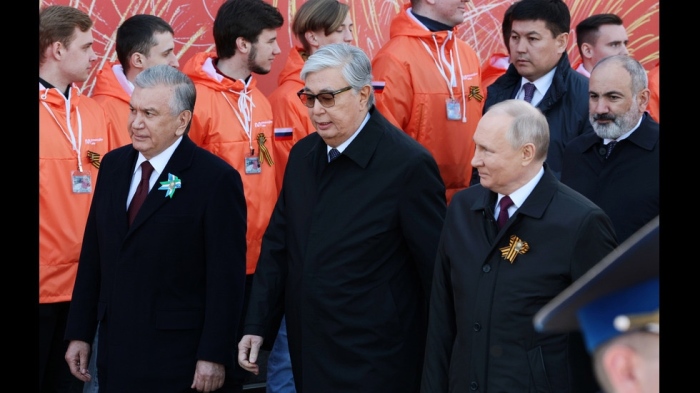 Парад в Русия за Деня на победата, Путин държа реч 
